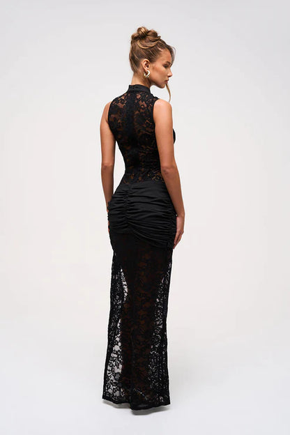 VICTORIA - SAINT LACE MAXI DRESS